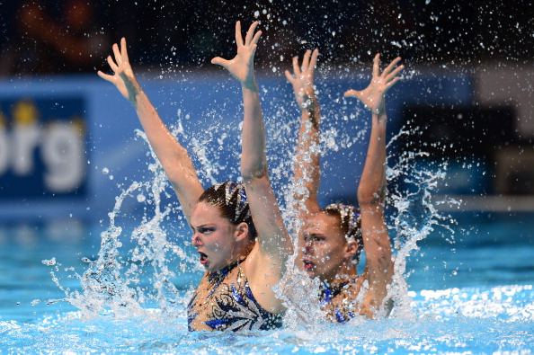 Great Britain's synchronised swimmers have achieved all their performance indicators but are still losing UK Sport funding ©AFP/Getty Images