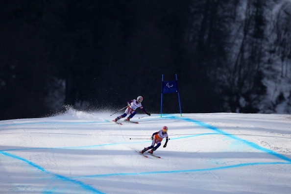 Henrieta Farksova takes the first gold medal of Sochi 2014 ©Getty Images