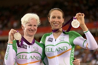Irish Paralympian Catherine Walsh (left) has announced she is retiring from international cycling competition ©Getty Images 