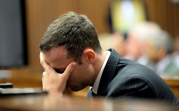 It was a distressing day in court today for Oscar Pistorius as the trial entered its second week ©AFP/Getty Images