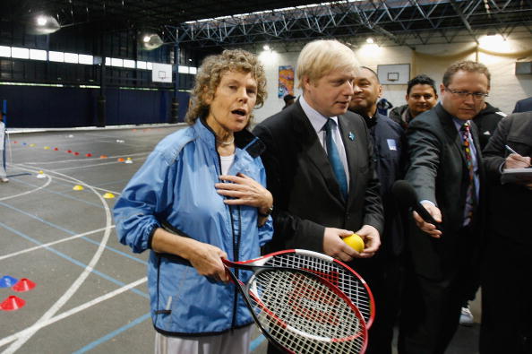 Kate Hoey, pictured here with London Mayor Boris Johnson, says she is "deeply dismayed" by UK Sport's approach to funding ©Getty Images 