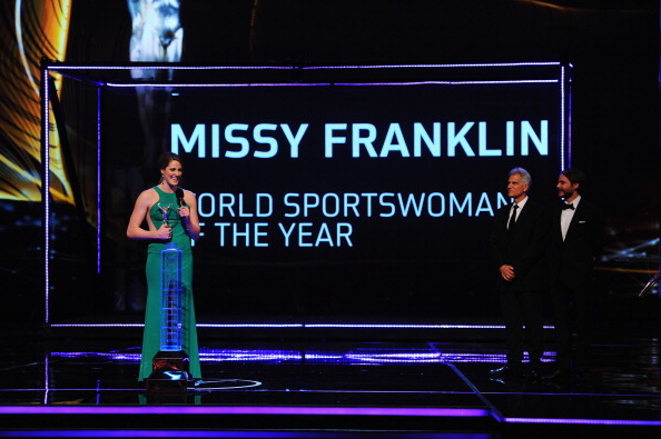 Missy Franklin was named the youngest ever winner of the female award ©Getty Images