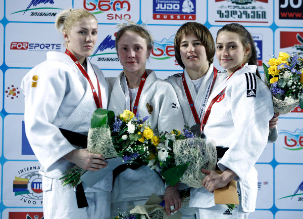 Nataliya Kondratyeva got Russia's medal haul underway with victory in the women's under 48kg category ©IJF