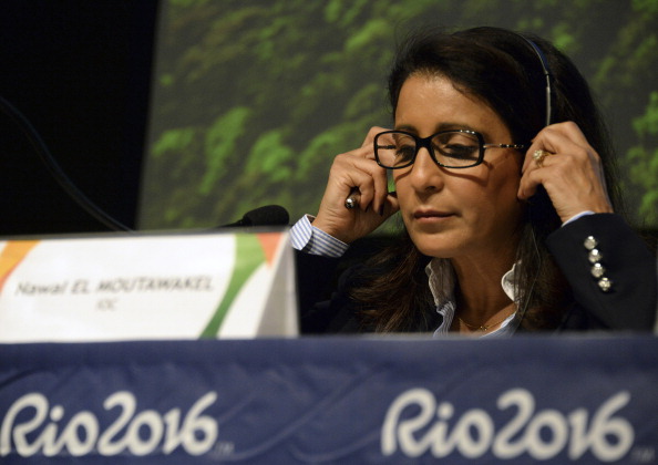 Nawal El Moutawakel last led the International Olympic Committee Coordination Commission to Rio in September ©AFP/Getty Images