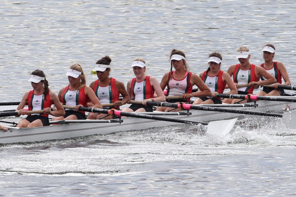 New Zealand schoolgirls rowing this month ©Getty Images
