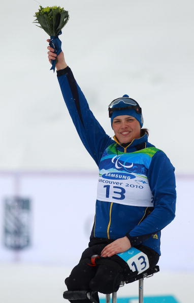 Olena Iurkovska said her bronze medal in the 6km sitting biathlon was dedicated to Ukrainian independence ©Getty Images