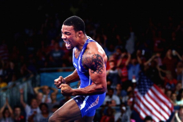 Olympic champion Jordan Burroughs will be one of the  wrestlers set to benefit from the agreement between MusclePharm and USA Wrestling ©Getty Images 