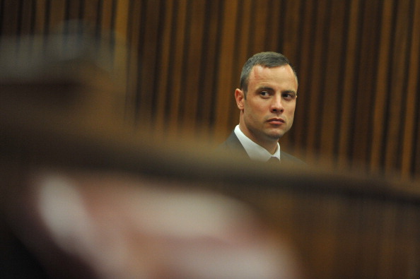 Oscar Pistorius cried as he sat in the dock at the start of the fourth week of his trial ©AFP/Getty Images