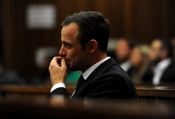 Oscar Pistorius on day eight of his murder trial ©AFP/Getty Images