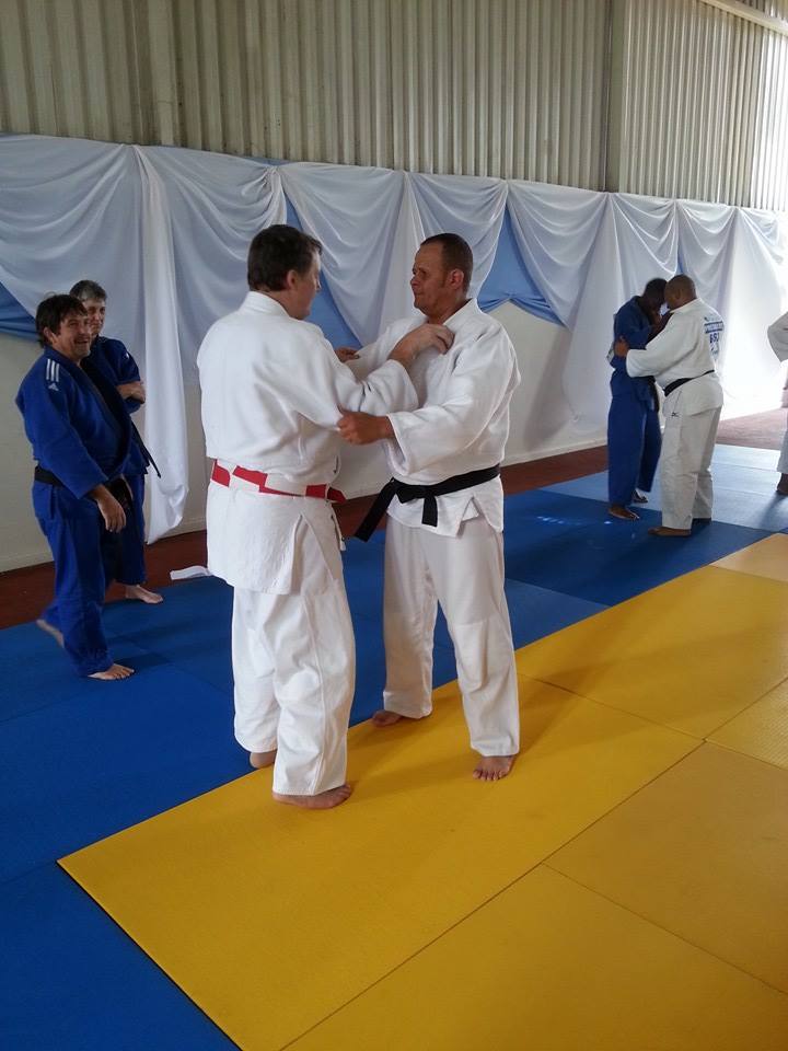 Robert Van de Walle showing how the basics have to be right, similar to in a judo technique, in order for the results to be effective ©ITG