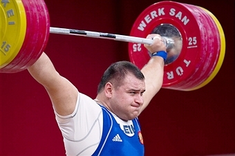 Ruslan Albegov has been voted IWF Male Lifter of 2013 ©Getty Images 