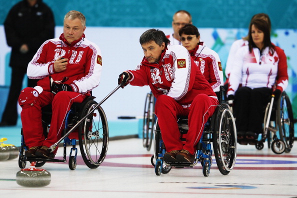 Russia are looking like they will have to settle for the silver medal in the wheelchair curling as Canada head for a third consecutive gold medal ©Getty Images