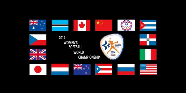 Sixteen nations will head to Haarlem for the 2014 Women's World Softball Championships ©WBSC