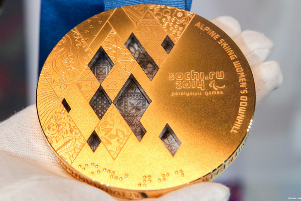 Sochi 2014 Paralympic gold medal