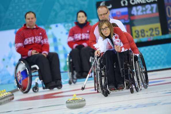 Sonja Gaudet is the world's most decorated wheelchair curler having won gold in every Paralympic Games since the sport was introduced at Turin 2006 ©Getty Images