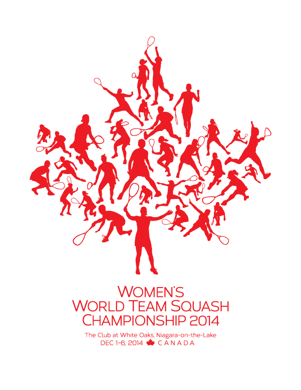 The logo has been unveiled for the Women's World Team Championships ©Squash Canada