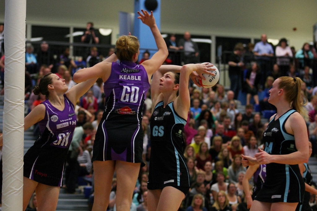 Surrey Storm are set to take on the Hertfordshire Mavericks today as the Copper Box Arena hosts its first major netball match ©SurreySports