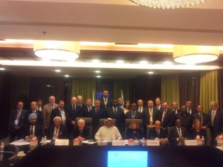 The ANOC Executive Council at the end of the historic and symbolic meeting today ©ITG
