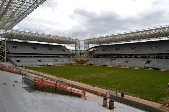 The Arena Pantanal in Cuiaba is one of three stadiums yet to be completed ©FIFA/Getty Images