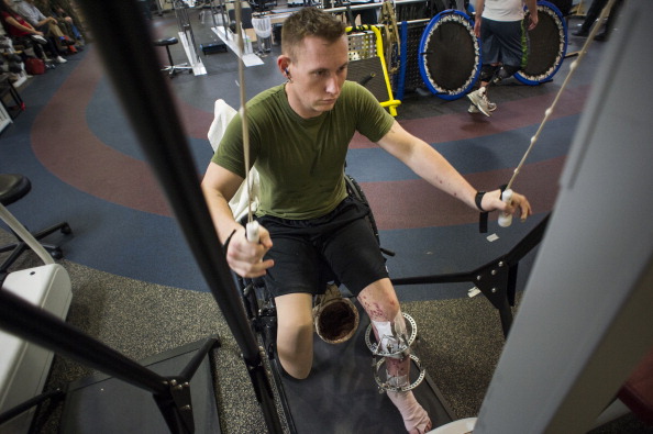 The Given Limb Foundation has handed USA Paratriathlon a $65,000 grant to help develop a five-month training programme for wounded soldiers at the Walter Reed National Military Medical Centre ©The Washington Post/Getty Images