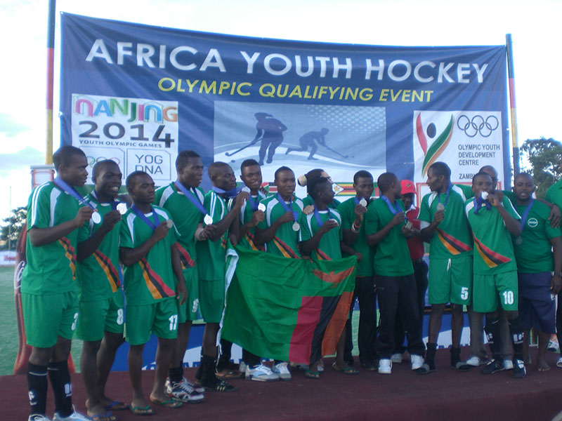 The South African and Zambian hockey squads have qualified for the Nanjing 2014 Youth Olympics ©FIH