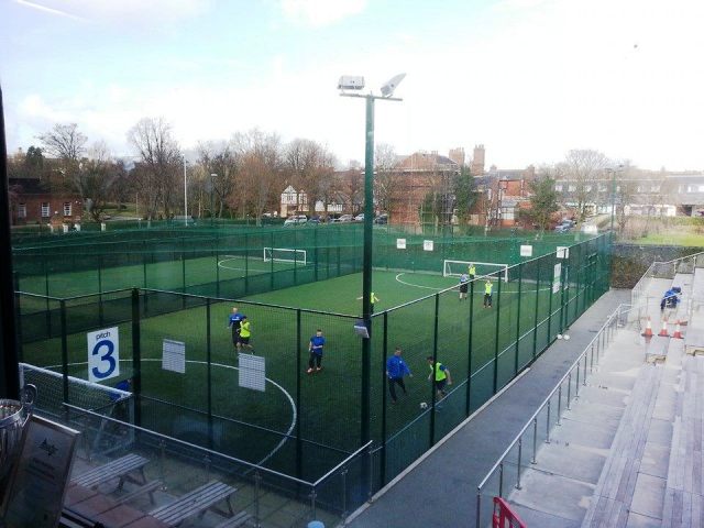 The Wigan Youth Zone has four Astro-turf pitches that were funded by Wigan Athletic Football Club ©ITG