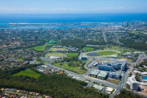The site of the Commonwealth Games Village development, Parklands ©Queensland Government