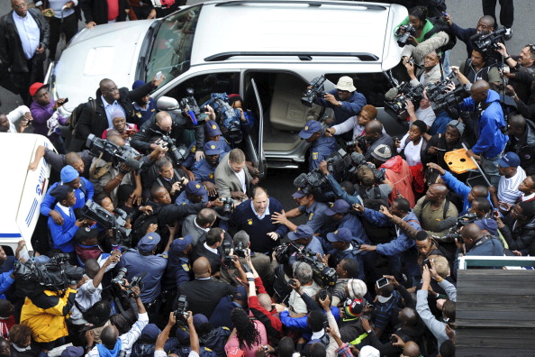 There has continued to be huge media attention on the trial of Oscar Pistorius in Pretoria ©Gallo Images/Getty Images
