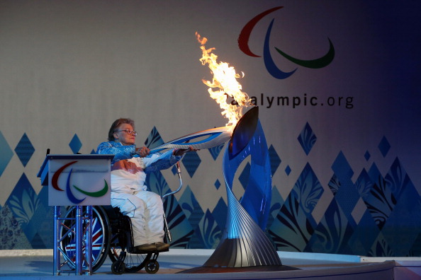 There was also a special heritage Flame Lighting event on Saturday in Britain to mark Stoke Mandeville's founding role in the Paralympic Movement ©Getty Images