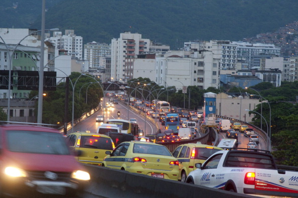 Traffic has increasingly become an issue in Rio de Janeiro ©Globo via Getty Images