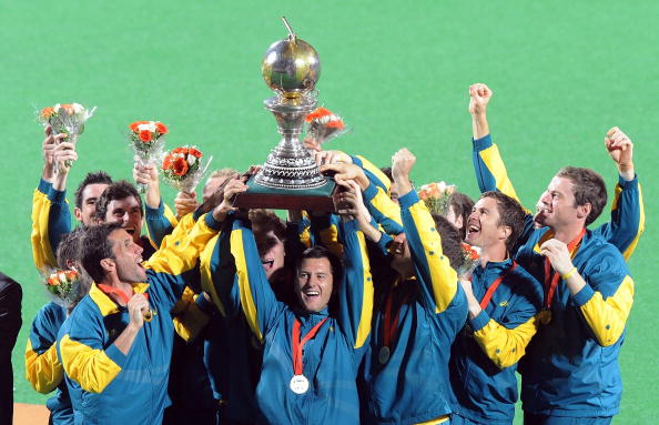 Under Ric Charlesworth, Australia won the hockey World Cup for the first time since 1986 ©AFP/Getty Images