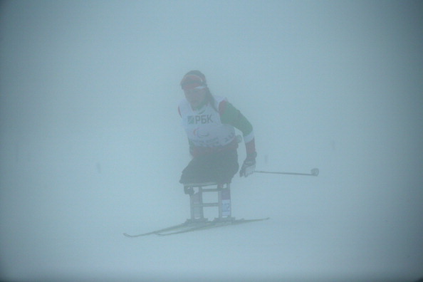 Visibility for the biathletes has been poor today ©Getty Images