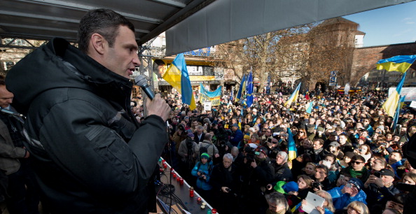 Vitali Klitschko, a popular figure in Ukraine, appears to be keeping his powder dry for a presidential bid ©Getty Images