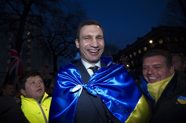 Vitali Klitschko. leader of the Ukrainian Democratic Alliance for Reforms party, had indicated he would stand in the Presidential race ©AFP/Getty Images 