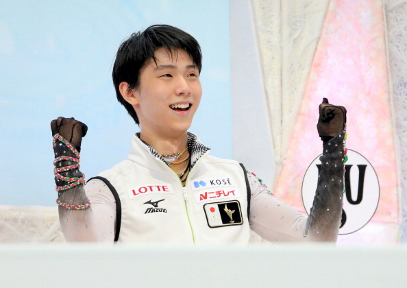 Yuzuru Hanyu has added the World title to his Olympic crown ©The Asahi Shimbun via Getty Images