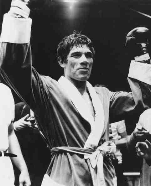 Carlos Monzón after another successful defence of his world middleweight boxing title in 1973 ©Hulton Archive/Getty Images