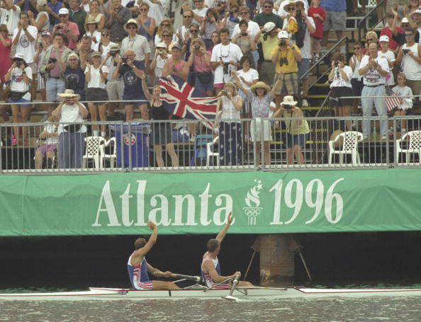 Britain's position in the Olympics medal table has improved dramatically since Atlanta 1996, when Sir Steve Redgrave and Sir Matthew Pinsent won the team's only gold medal ©Getty Images