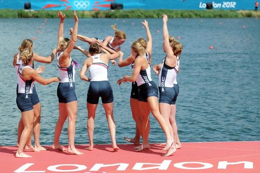 The United States won one Olympic gold medal at London 2012 with the women's coxed eight triumphing ©Getty Images