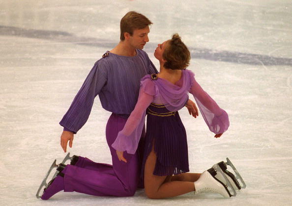 Torvill and Dean back on the ice in 1994 - when Copenhagen brought them an unexpected bonus ©AFP/Getty Images