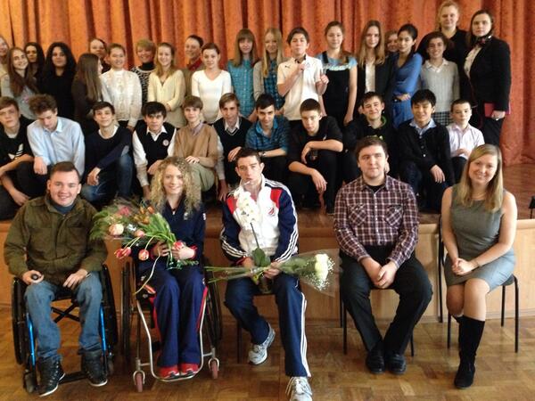 It was great to see the pupils in Moscow engaging with us ©Sky Sports Living for Sport