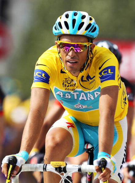Alberto Contador also tested positive for clenbuterol during the 2010 Tour de France but, unlike Rogers, was banned for two years ©Getty Images
