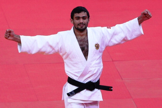 Arsen Galstyan will be another London 2012 gold medallist in action at the Park & Suites Arena ©Getty Images 
