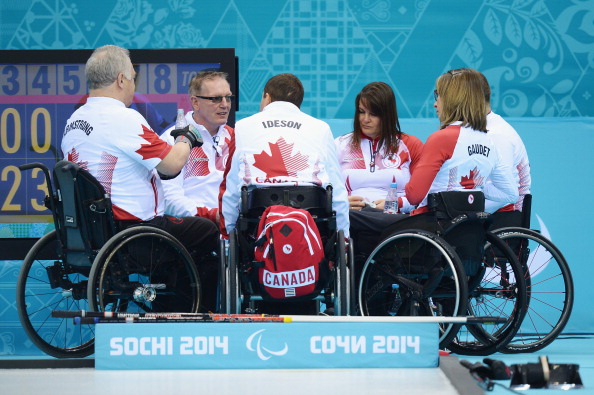 Canada's dominant wheelchair curling team are in the running for the team award ©Getty Images