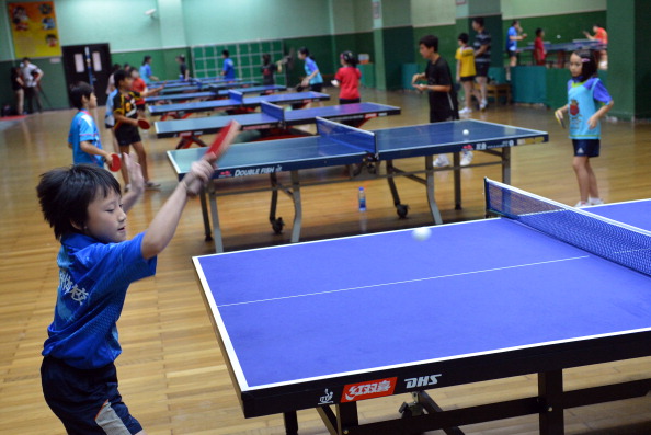 Chinese table tennis players of all ages enjoy advantages possible nowhere else in the world ©AFP/Getty Images