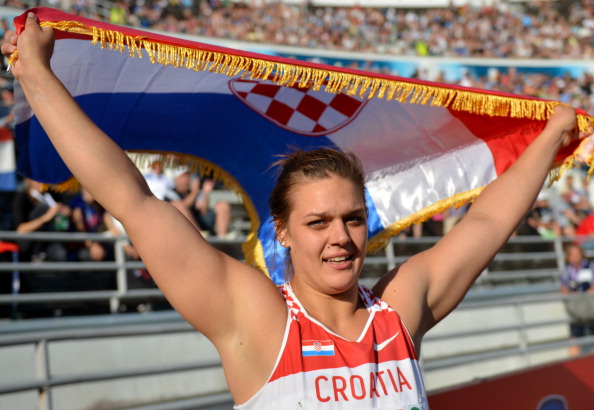 Croatian Sandra Perkovic's discus throw of 70.51m was the first over the magical 70m mark since 1999 ©AFP/Getty Images