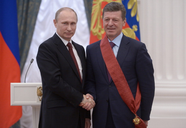 Dmitry Kozak (right) has been a close ally of Russian President Vladimir Putin for many years ©Anadolu Agency/Getty Images