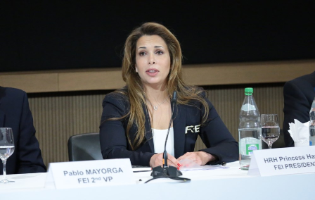FEI President Princess Haya has announced she will seek a third term after the governing body's statutes were amended at the Extraordinary General Assembly in Lausanne ©Germain Arias-Schreiber/FEI