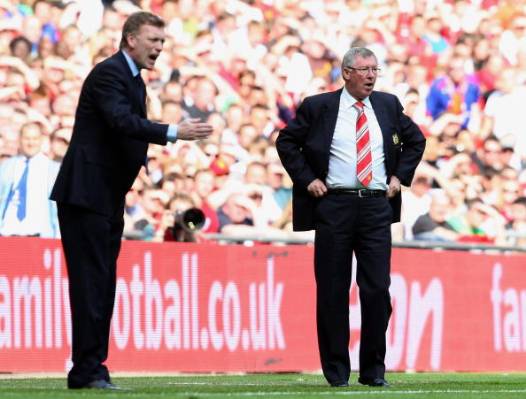 Given the fortunes experienced by his successor, Sir Alex Ferguson clearly chose the right time to leave Manchester United ©Manchester United/Getty Images