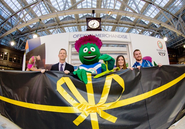 Glasgow 2014 has opened the first of more than 40 official merchandise stores today ©Glasgow 2014