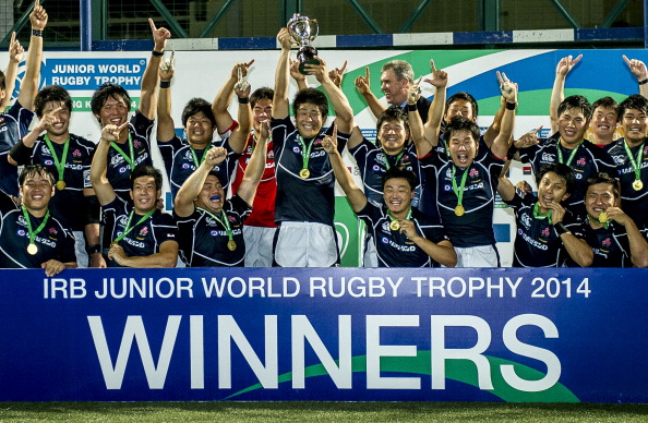 Japan have qualified for the 2015 IRB World Junior Championships following a convincing victory over Tongo in the Junior World Trophy ©Getty Images